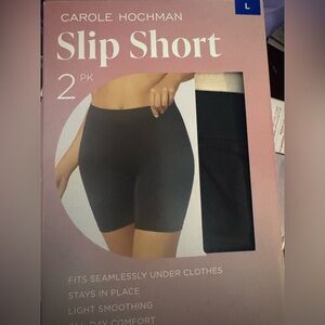 Seamless Black Slip Shorts - 2 Pack brand new sizeL